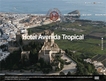 Tablet Screenshot of hotelavenidatropical.com